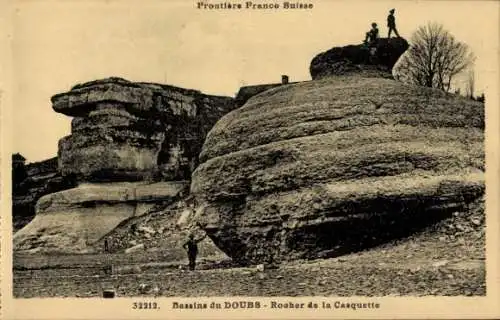 Ak Bassins du Doubs, Rocher de la Casquette