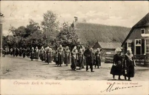 Ak Staphorst Overijssel Niederlande, Outgoing Church