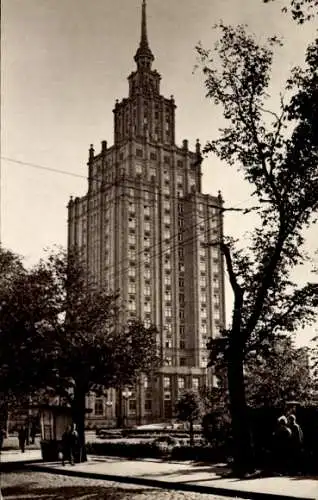 Ak Riga Lettland, Akademie der Wissenschaften im Stadtteil "Moskauer Vorstadt"