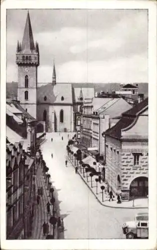 Ak Dolní Dvůr Niederhof Riesengebirge Region Königgrätz, Königshof an der Elbe, Kirche