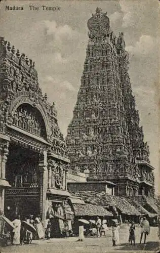 Ak Madurai Madura Indien, Tempel