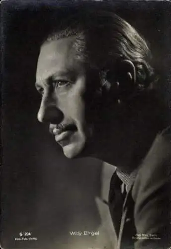 Ak Schauspieler Willy Birgel, Portrait, Profil, Film Foto Verlag G 204