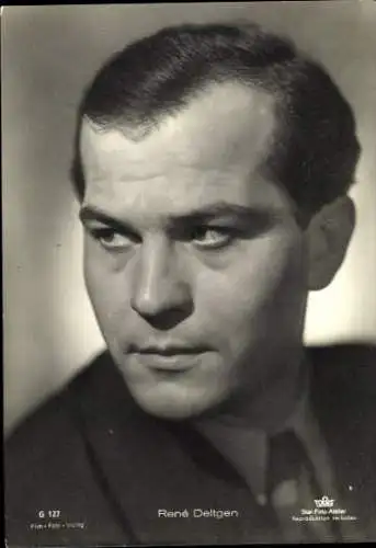 Ak Schauspieler René Deltgen, Portrait