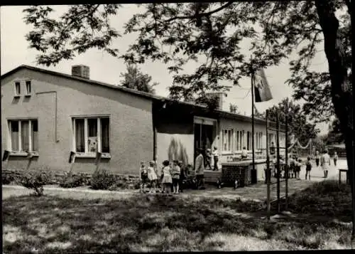 Ak Theißen Zeitz im Burgenlandkreis, Kindergarten