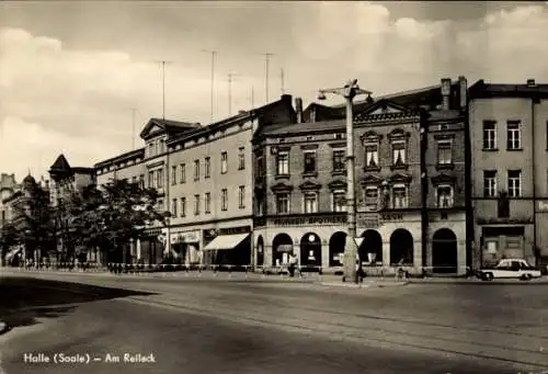 Ak Halle an der Saale, Am Reileck, Apotheke