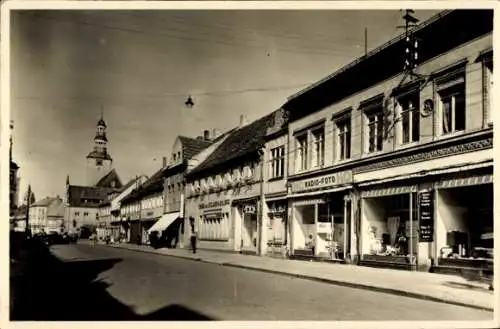 Ak Gardelegen in der Altmark, Straßenpartie, Geschäfte