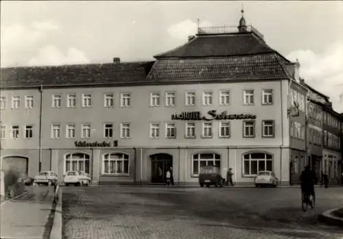 Ak Bad Langensalza in Thüringen, HO Hotel Schwan, Außenansicht