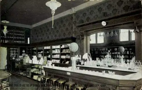 Ak Salt Lake City Utah USA, Coombs Drug Co. Apotheke