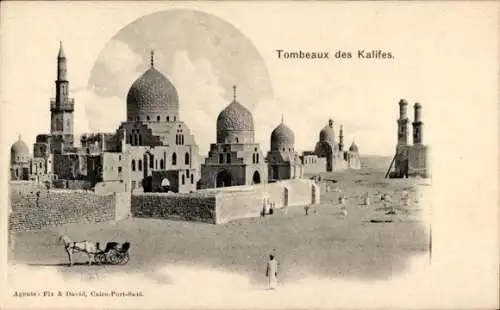 Ak Cairo Kairo Ägypten, Gräber der Kalifen