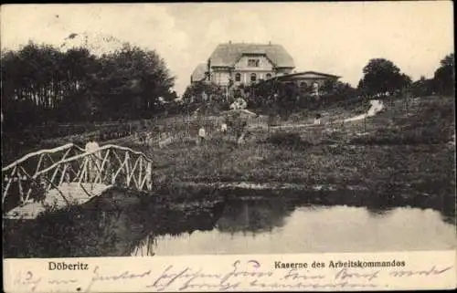 Ak Döberitz im Havelland, Truppenübungsplatz, Kaserne des Arbeitskommandos