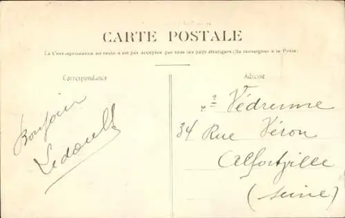 Ak Französisches Geschütz, Soldaten in Uniformen