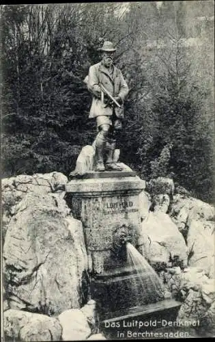 Ak Berchtesgaden in Oberbayern, Das Luitpold-Denkmal