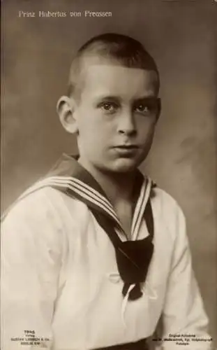 Ak Prinz Hubertus von Preußen, Kinderportrait, Liersch 7945