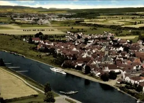 Ak Lüchtringen Höxter an der Weser, Luftbild, Panorama