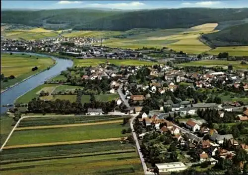 Ak Lippoldsberg Wahlsburg Weserbergland, Panorama