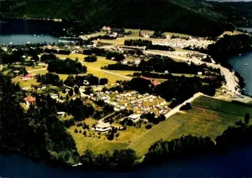 Ak Nieder Werbe Waldeck Hessen, Halbinsel Scheid, Edersee, Panorama