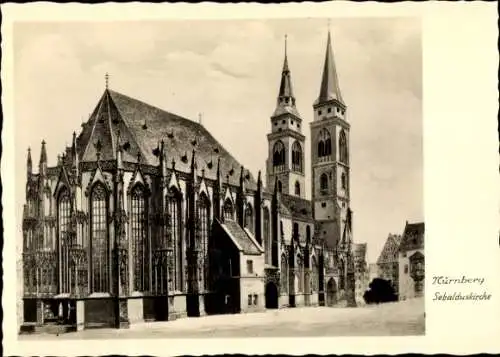 Ak Nürnberg in Mittelfranken, Sebalduskirche