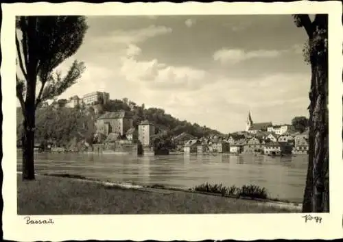 Ak Passau an der Donau, Teilansicht