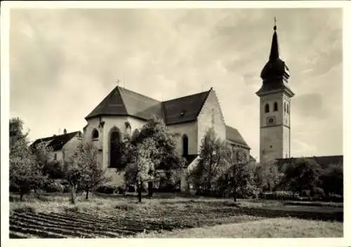 Ak Rottenbuch in Oberbayern, Pfarrkirche