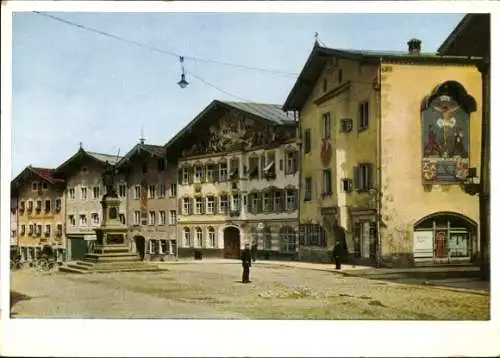 Ak Bad Tölz in Oberbayern, Marktstraße, Moralthaus und Winzererhaus