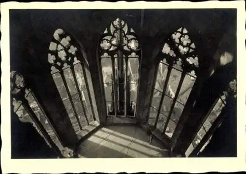 Ak Freiburg im Breisgau, Blick aus dem Münsterturm