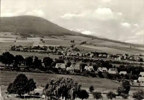 Ak Dermbach in der Rhön Thüringen, Teilansicht mit Blick zum Baier