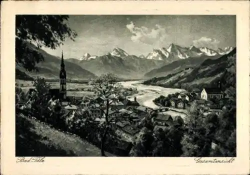 Ak Bad Tölz in Oberbayern, Panorama