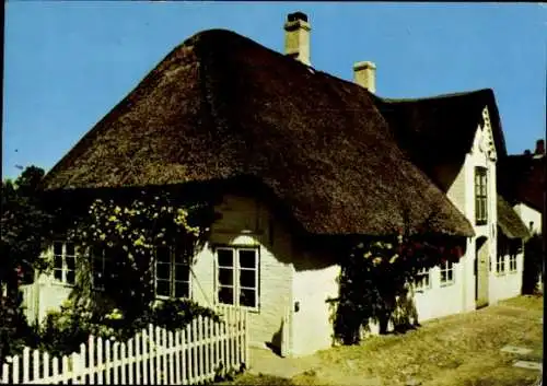 Ak Boldixum Wyk auf Föhr Nordfriesland, Friesenhaus