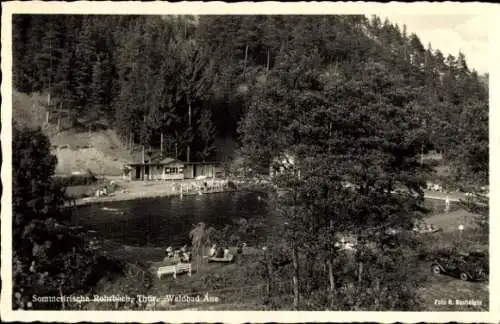 Ak Rohrbach im Thüringer Wald, Waldbad Aue