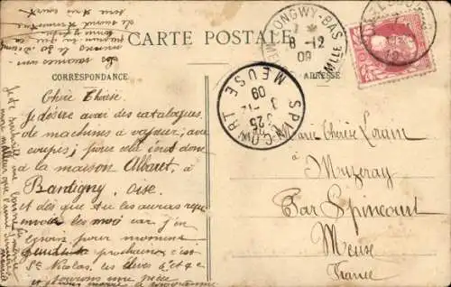 Ak Nancy Meurthe et Moselle, Cortege Historique 1909, Le Char de Jean Lamour