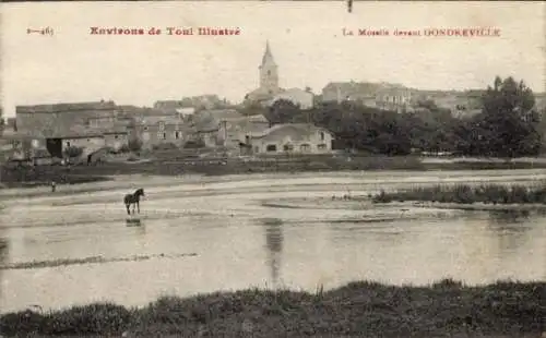 Ak Gondreville Meurthe et Moselle, Teilansicht