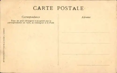 Lied Ak Auvergne Frankreich, Tanzende Menschen, Musikinstrument, Holzstamm