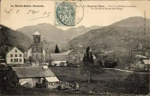 Ak Haut du Them Haute Saône, Fort du Chateau Lambert, Pic de Notre-Dame-des-Neiges