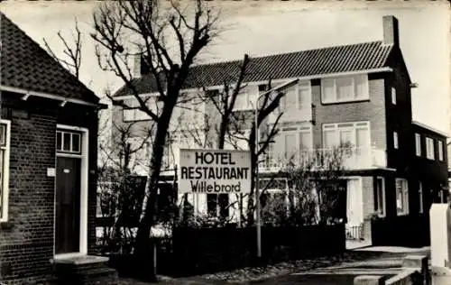 Ak Zoutelande Veere Zeeland Niederlande, Badhotel-Restaurant Willebrord