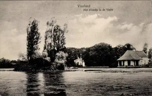 Ak Vreeland Utrecht, Die Insel in der Vecht