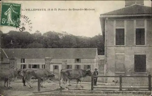 Ak Villepreux Yvelines, Grande-Maison Farm