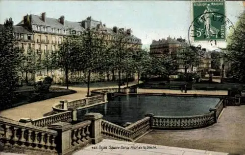 Ak Dijon Côte d'Or, Square Darcy, Hotel de la Cloche