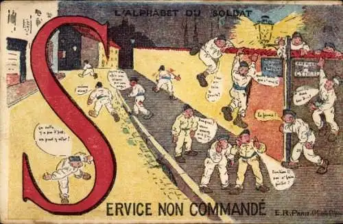Ak Das Soldatenalphabet, Non-Order-Service