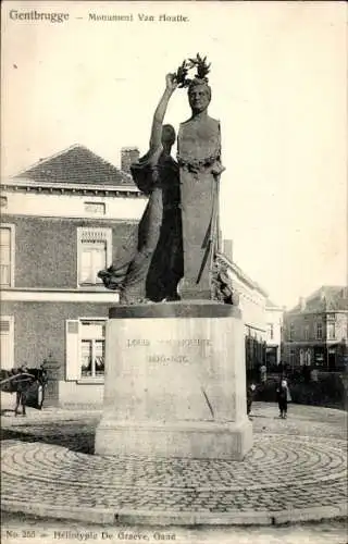 Ak Gand Gent Ostflandern, Denkmal