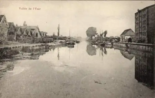 Ak Belgien, Vallee de l'Yser, Teilansicht