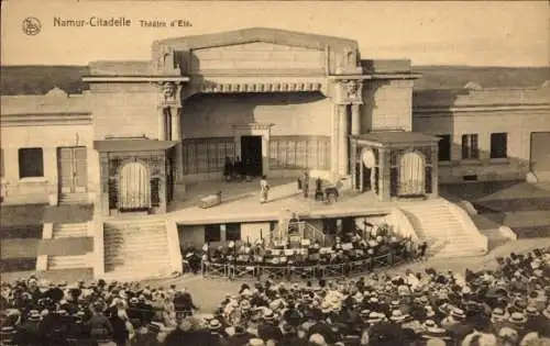 Ak Namur Wallonien, Citadelle, Theatre d'Ete, Theateraufführung in der Zitadelle