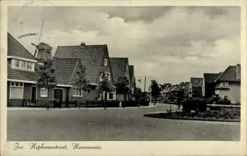 Ak Heerenveen-Friesland Niederlande, Jac. Hepkemastraat