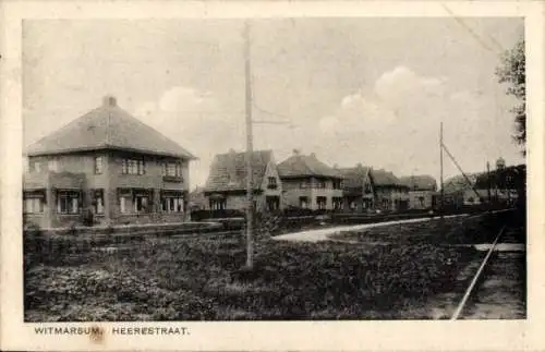 Ak Witmarsum Fryslân Niederlande, Heerestraat