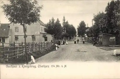 Ak Königskrug Braunlage im Oberharz, Gasthaus zum Königskrug