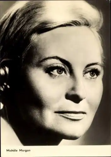 Ak Schauspielerin Michèle Morgan, Portrait