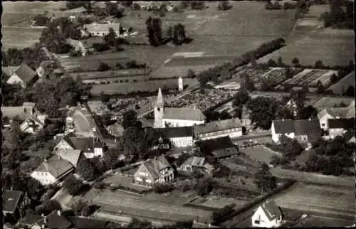 Ak Warmsen in Niedersachsen, Luftbild