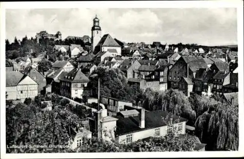 Ak Simmern im Hunsrück, Gesamtansicht