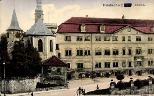 Ak Liberec Reichenberg in Böhmen, Schloss