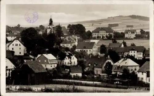 Ak Zöblitz im Erzgebirge Sachsen, Gesamtansicht