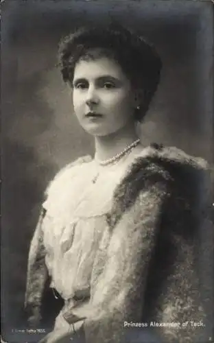 Ak Prinzessin Alice, Countess of Athlone, Prinzessin Alexander von Teck, Portrait